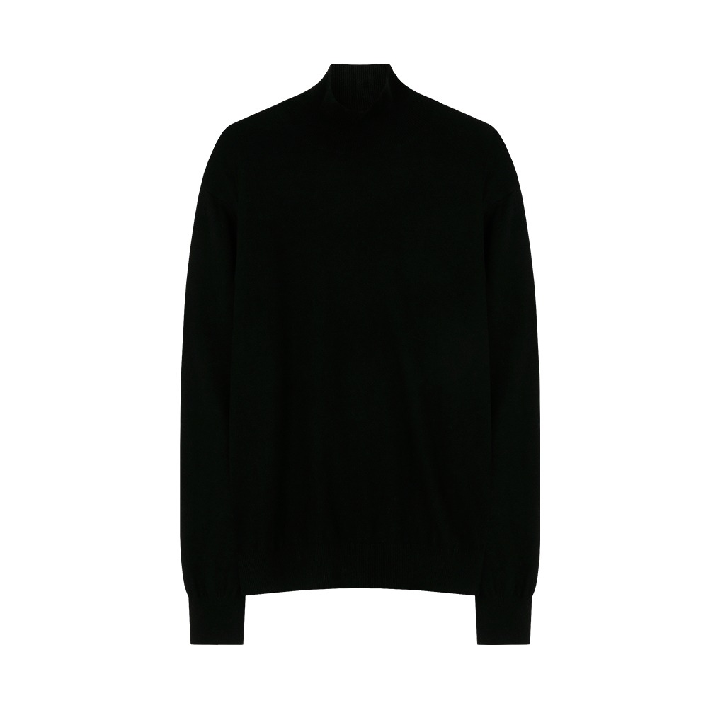 [벨리프]  Cashmere Wool soft turtleneck Knit (Black)