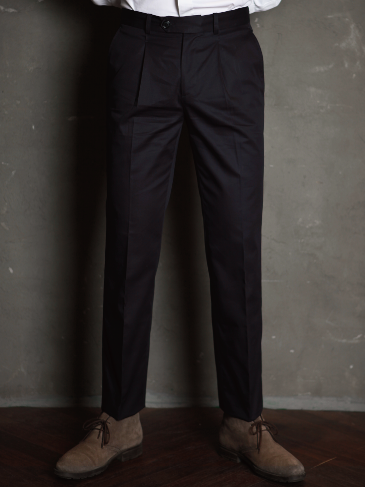 Chino Pants For Wet Day - Navy Bellvoro(벨보로)