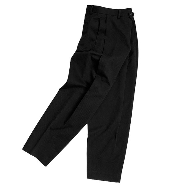 솔티 - MM One pleats Cotton Pants (Black)