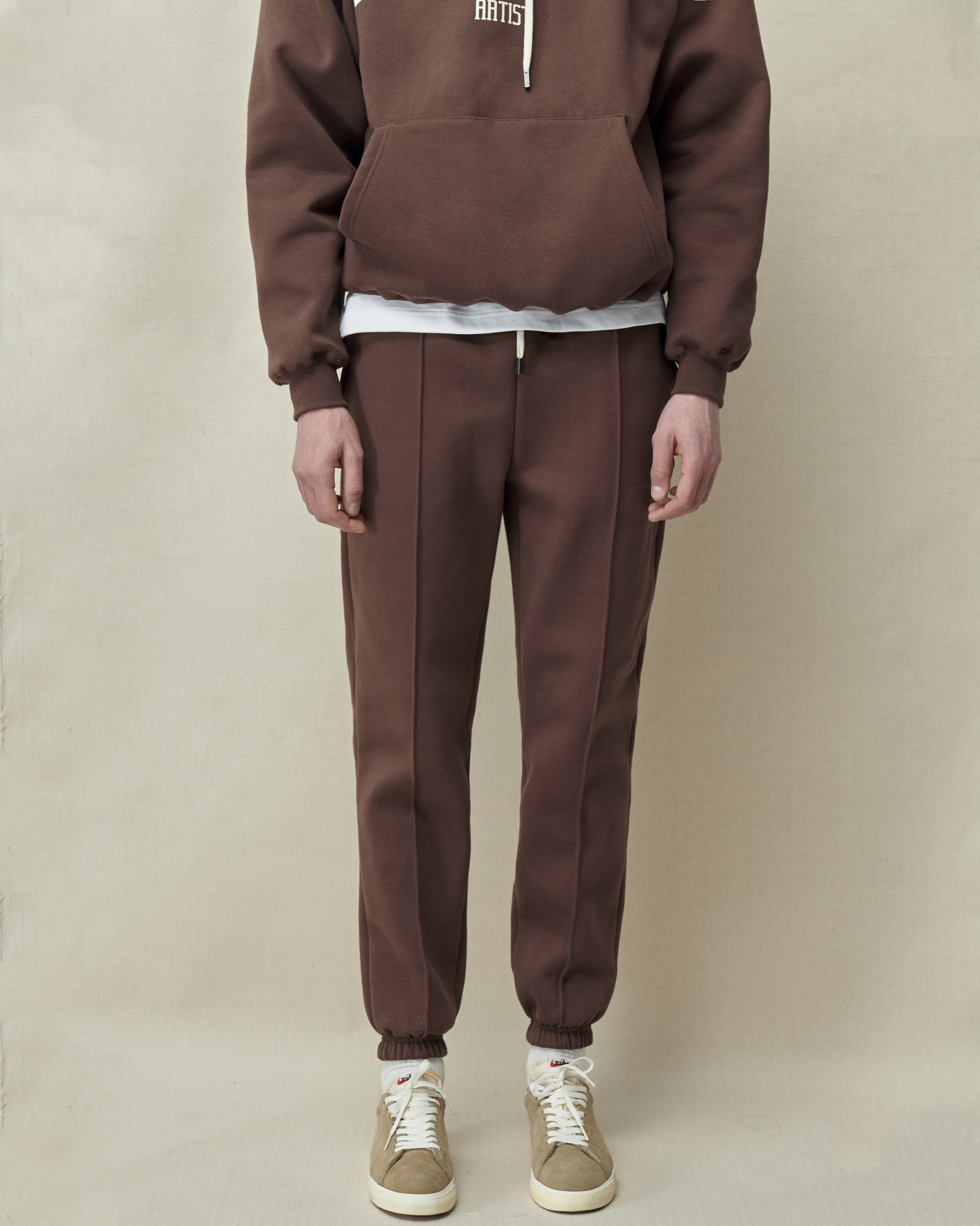 [루바나] HIGH HIGH Sweat Medium Brown Pants