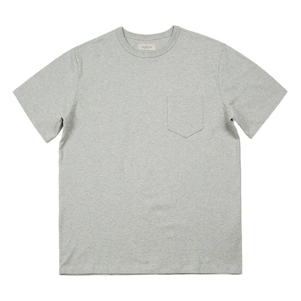 [솔티]  Essential Comfort Poket T-Shirts (Gray)