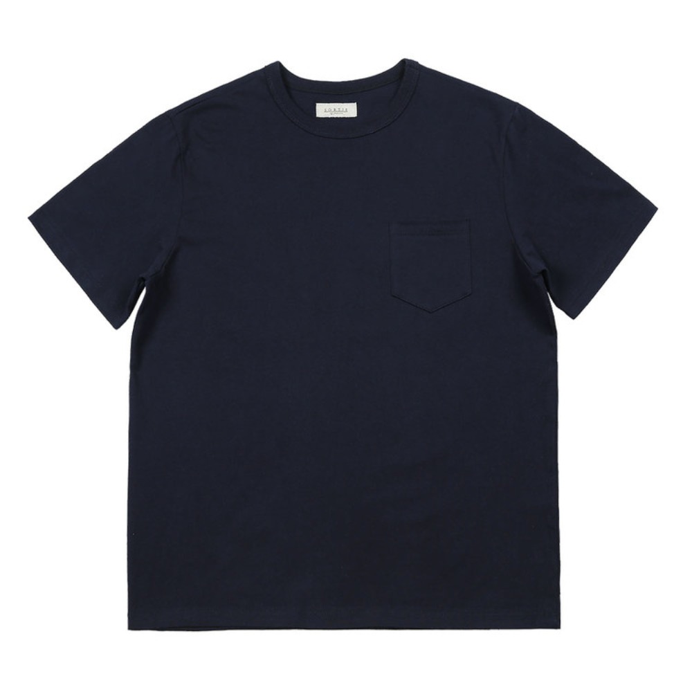[솔티]  Essential Comfort Poket T-Shirts (Navy)