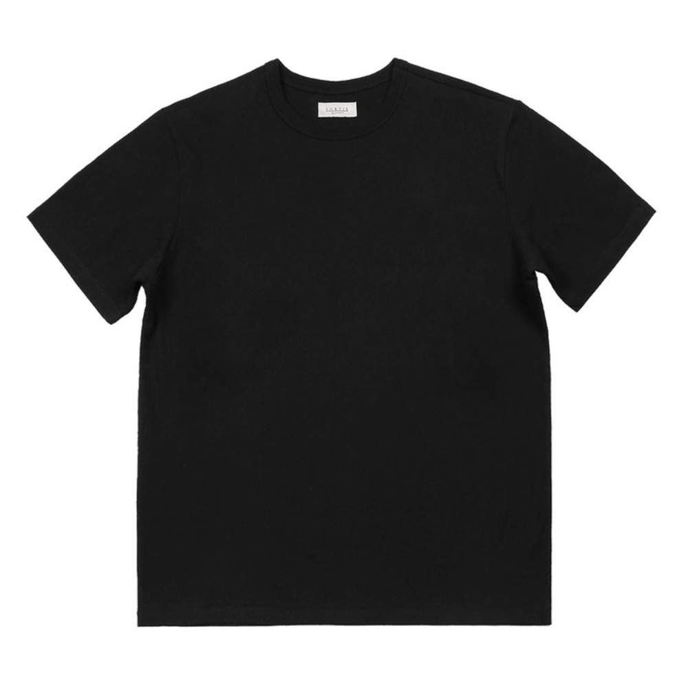 [솔티]  Essential Comfort Cotton T-Shirts (Black)