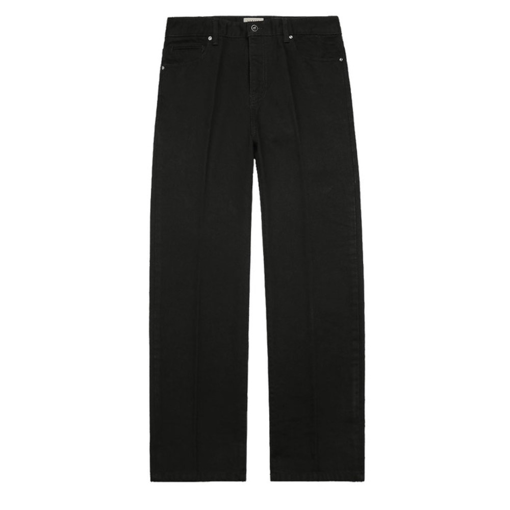 [솔티] 303 Deep Black Cone denim Jeans (Black)