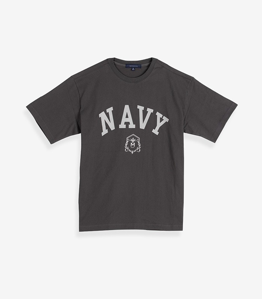 [메버릭] U.S NAVY short sleeve T - shirts _ (CHARCOAL)