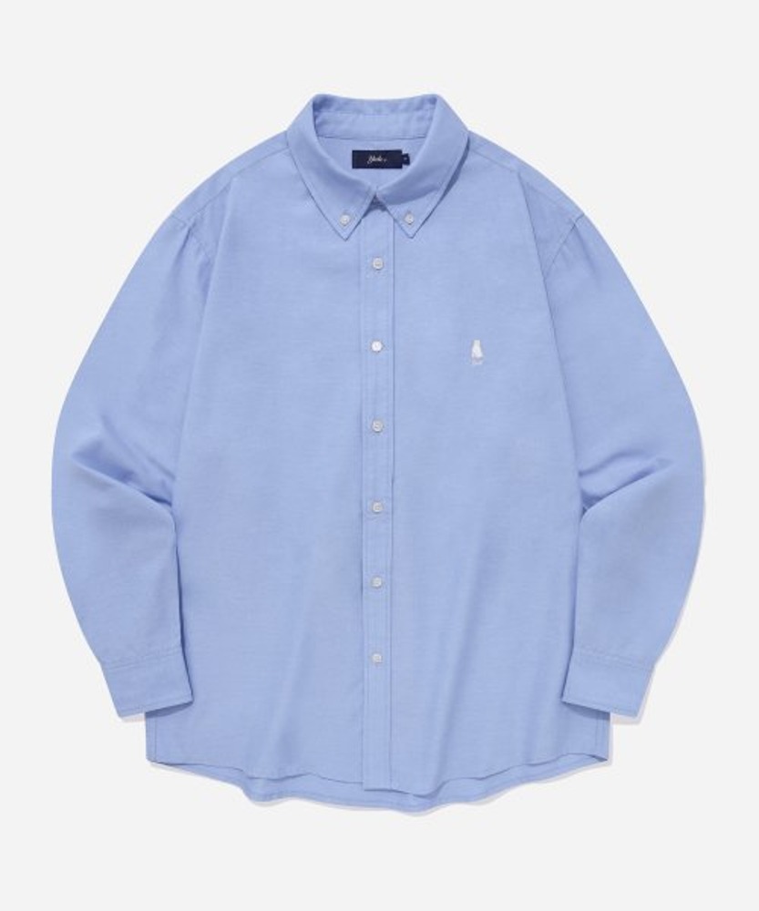 [예일]  레귤러 핏 1885 옥스포드 셔츠 - SAX BLUE