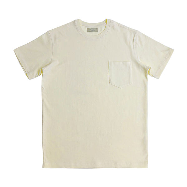SORTIE - 3N605 Coverstitch Poket T-Shirts (Ivory)