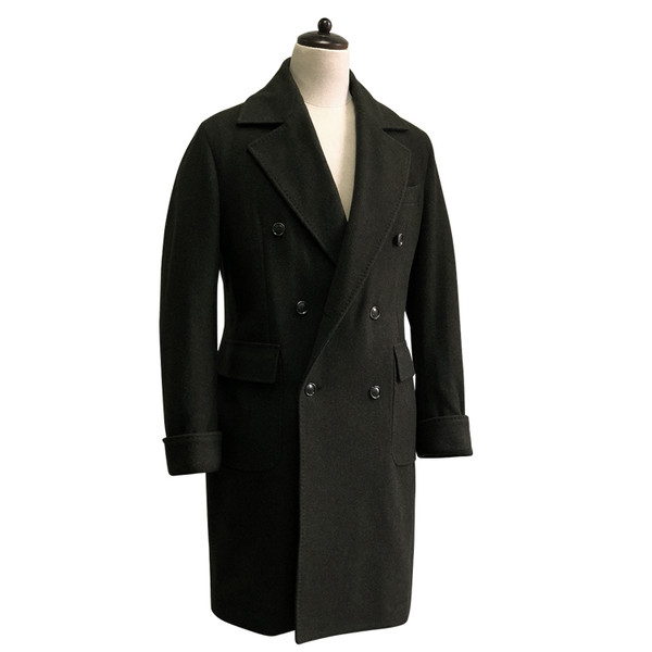 SORTIE - Wool Polo Coat (Khaki)