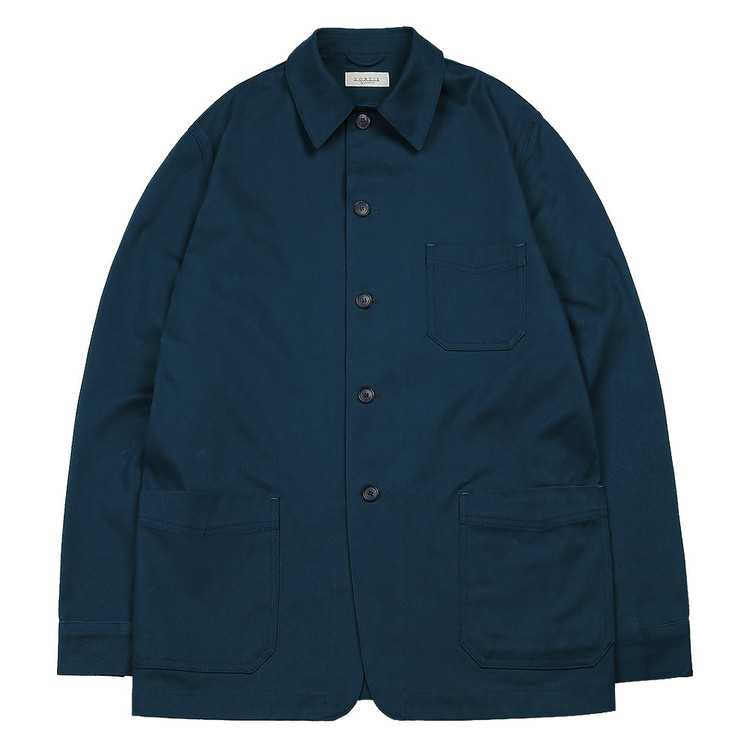[솔티] Cotton French Work Jacket (Blue)