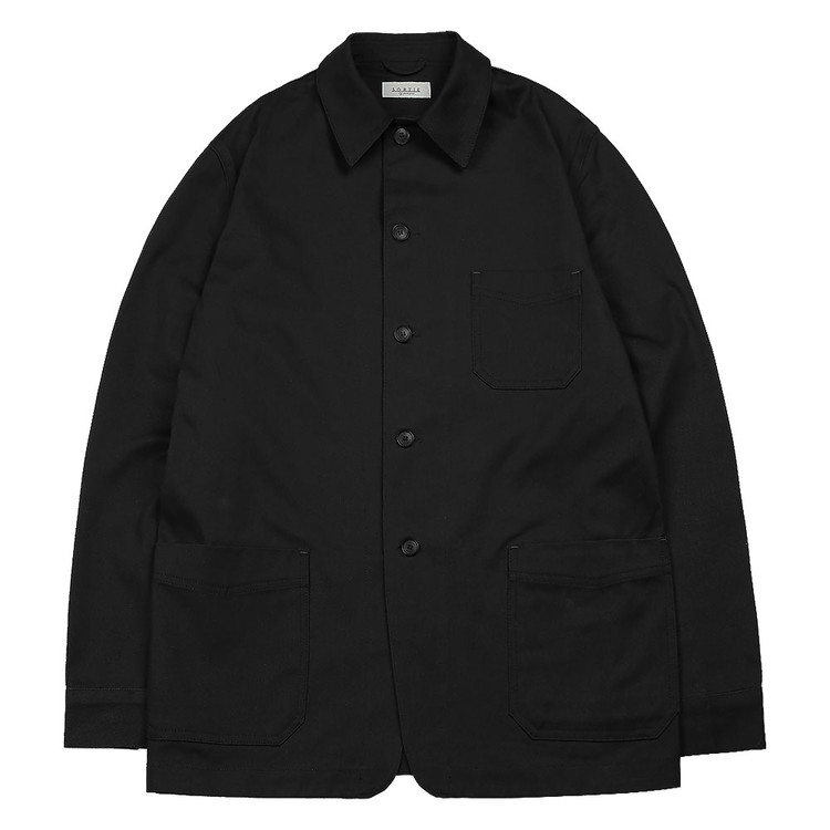 [솔티] Cotton French Work Jacket (Black)