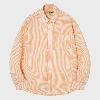 [파시테아거리]   Trapani button-down shirt (Orange stripe)